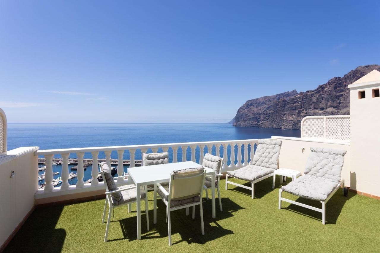 Eden Rentals Maravillosas Vistas Al Oceano Y Los Acantilados Puerto de Santiago  Bagian luar foto